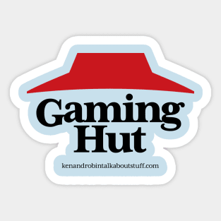 Gaming Hut Sticker